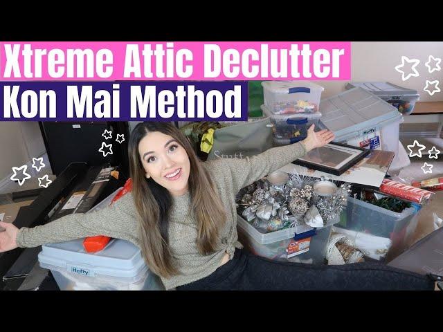 HUGE ATTIC DECLUTTER & ORGANIZE | Mai Zimmy Decluttering