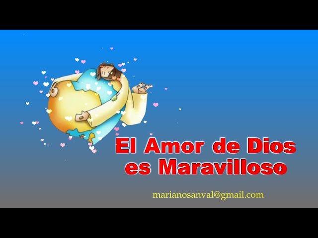 EL AMOR DE DIOS ES MARAVILLOSO (VERSION KARAOKE CON VOZ GUIA) KARAOKE KIDS