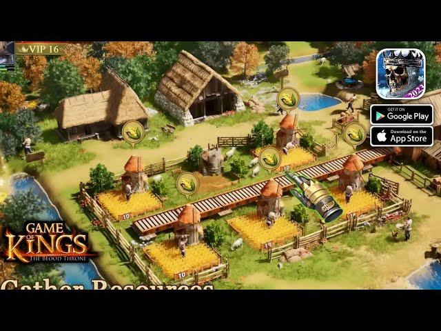 Game of Kings:The Blood Throne Gameplay |  Mobile And Android Game 2024 ▶️Multiplayer Mobile Game