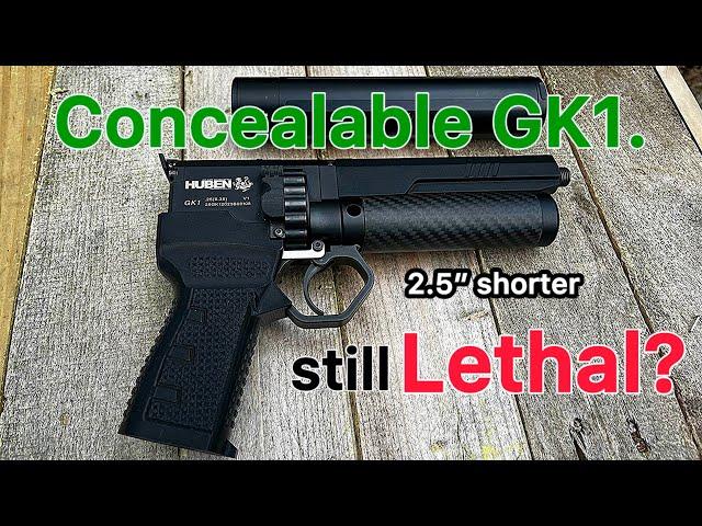 The Huben GK1 .25 SHORTY. Is it still a lethal Air Pistol? TESTED