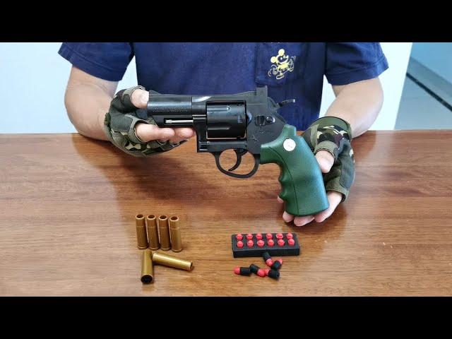 ZP5 Revolver Soft Bullet Toy Gun Unboxing 2022 - Realistic Airsoft Pistol