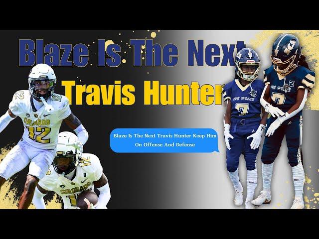  FASTEST Kid in the WORLD!  Blaze: The NEXT Travis Hunter? 
