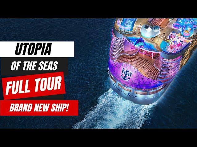 Utopia of the Seas Full Cruise Ship Tour 2024 | The 2nd Largest Ship in the World!