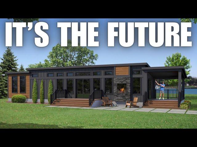 I got a EXCLUSIVE look at the "FUTURE" of mobile homes! Prefab House Tour