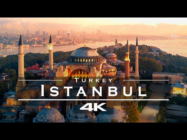 Istanbul, Turkey  - by drone [4K]