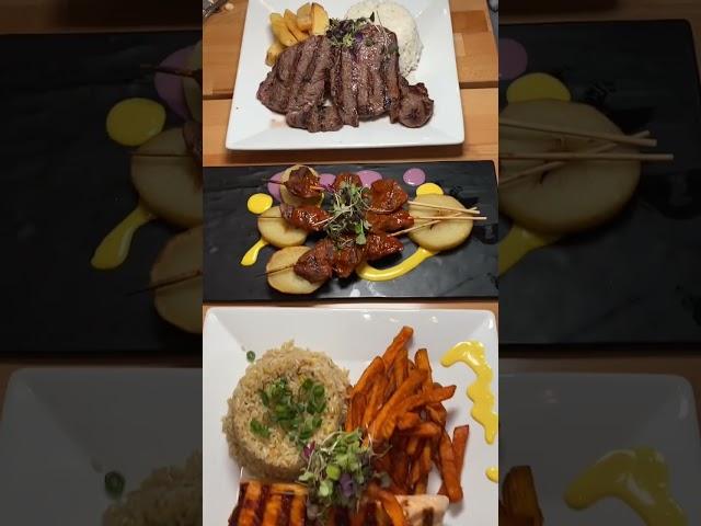 Torched CHEESY parmesan scallops & Peruvian food #newjersey #bloomfield #peru #steak