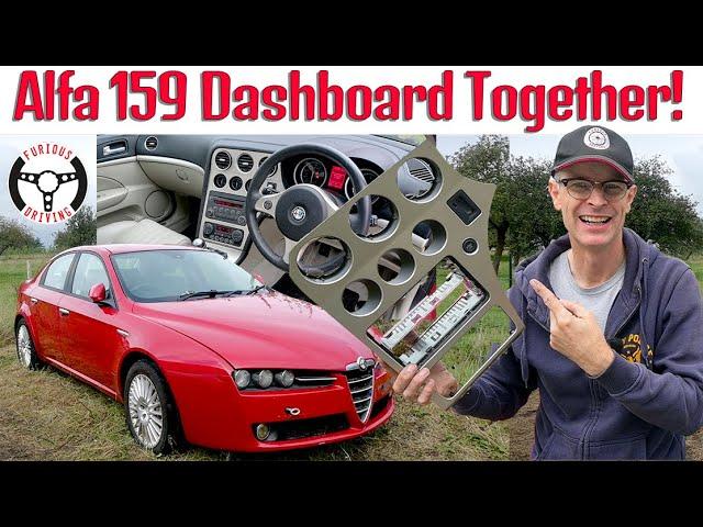 Abandoned Alfa 159 dashboard back together - but does it work?