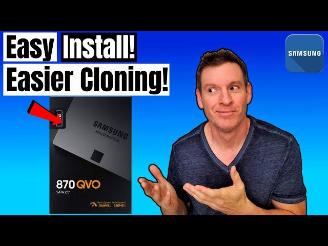 SAMSUNG 870 QVO SSD | SIMPLE SSD INSTALL - HOW TO CLONE ANY SSD - EASY