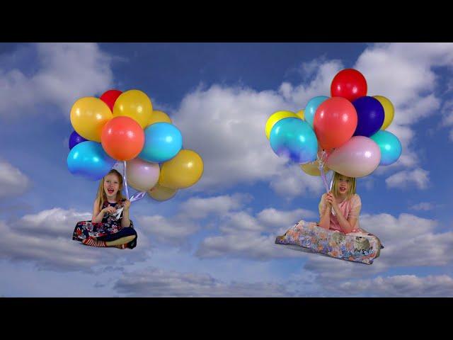 Pretty Balloons (Live Action Version) for learning colors -- Little Blue Globe Band