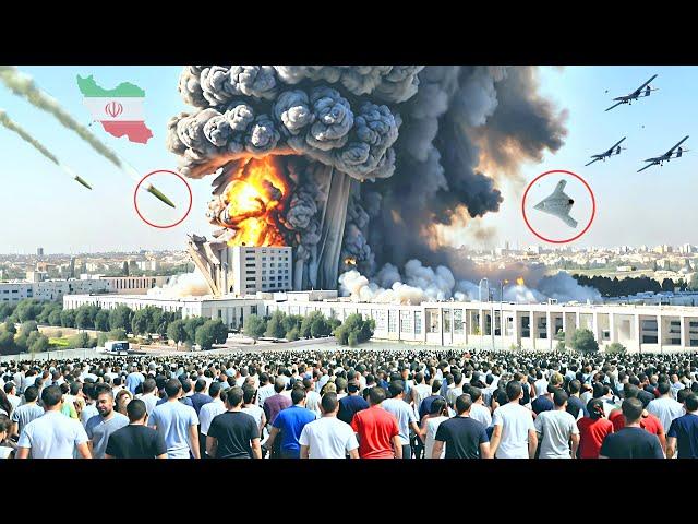 1 minute ago! Israeli Prime Minister's Building Destroyed by Iranian Missiles and Drones