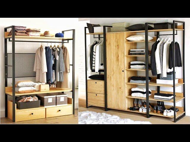 Wood & Metal Wardrobe Design | Metal Closet design | Furniture Design