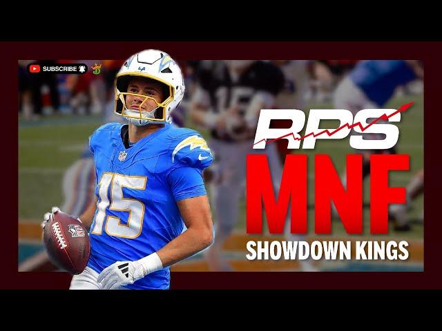 NFL MNF Strategy  | WILEY & JBC | 11/25 - Showdown KINGS