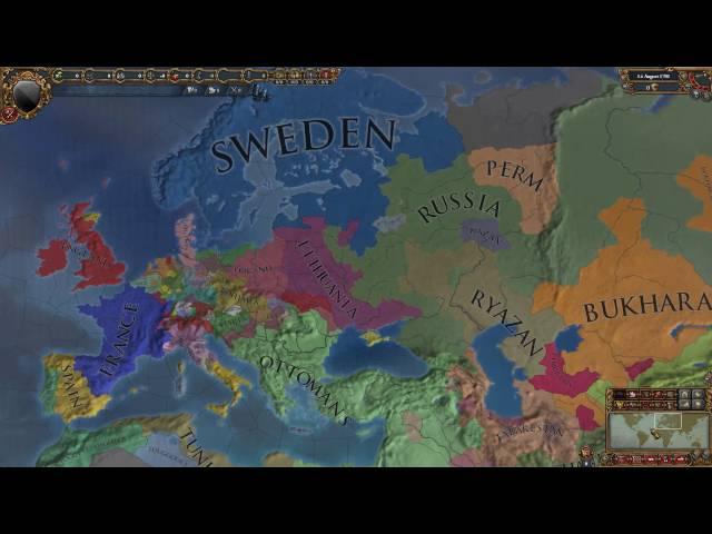 EU4 Timelapse 1444-1820 (AI-Only) [Patch 1.17.1]