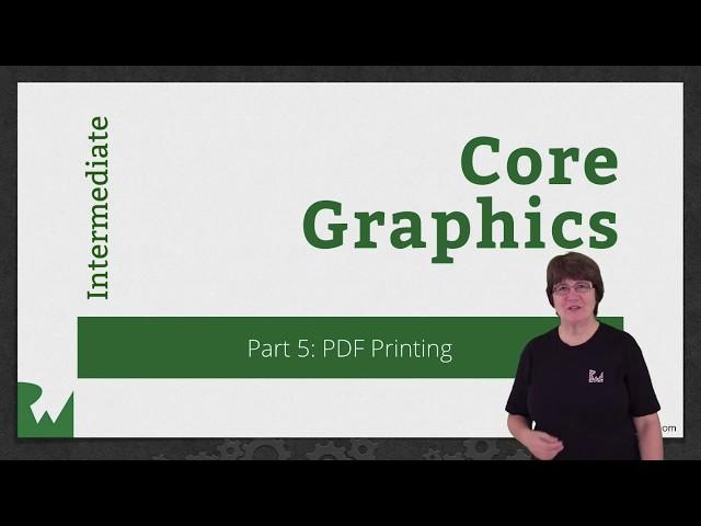 PDF Printing with Core Graphics - Learning Core Graphics - raywenderlich.com