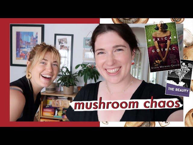 A chaotic reading vlog about mushrooms  | Drinking By My Shelf