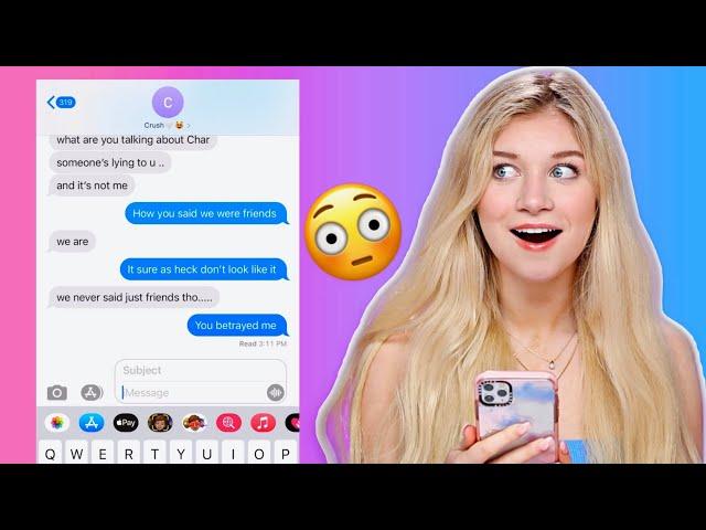 LYRIC PRANK ON MY CRUSH! **He said WHAT?!**