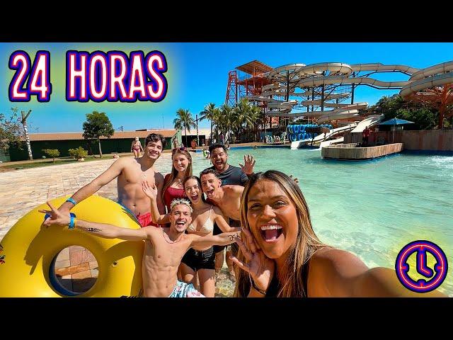 24 HORAS NO PARQUE AQUÁTICO 5 ESTRELAS ⭐️⭐️⭐️⭐️⭐️!!! ( HOTBEACH )