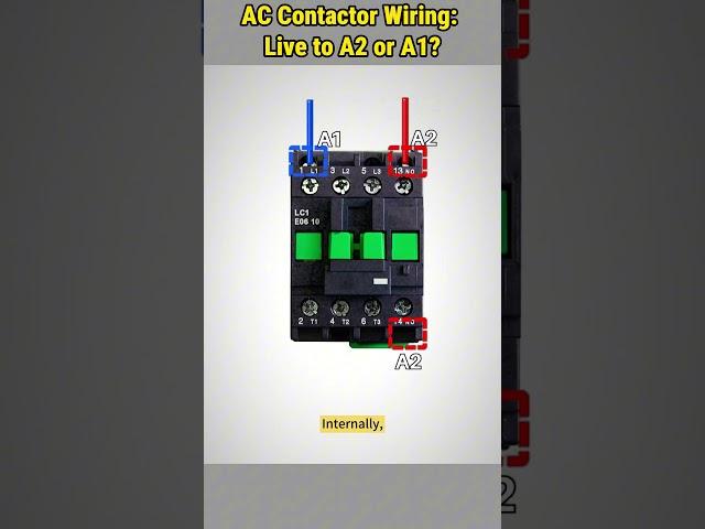 The RIGHT Way to Wire AC Contactor Coils (A2 vs A1) #howto #contactor #wiring #tipsandtricks