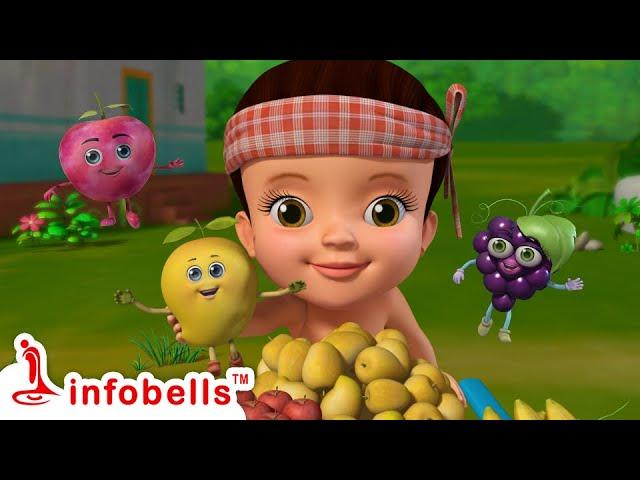 Chitti Pandla Vyapari - Pretend Play Kids Games | Telugu Rhymes and Kids Videos | Infobells