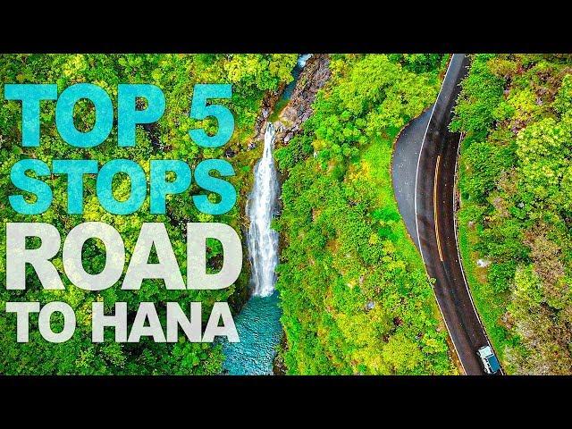 THE ROAD TO HANA | Top 5 Stops | Everything you need to know!