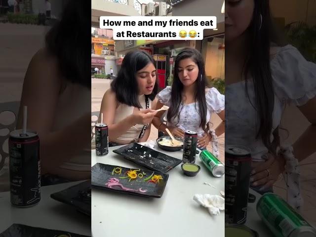 What Type Are You? | Rich People Vs. Friends At Restaurant | Chahat Anand | #shorts