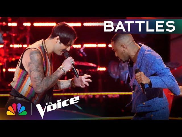 Danny Joseph and Deon Jones Go Deep Singing "It's a Man's, Man's, Man's World" | Voice Battles | NBC