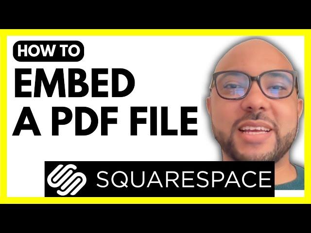 How to Embed a PDF File in Squarespace