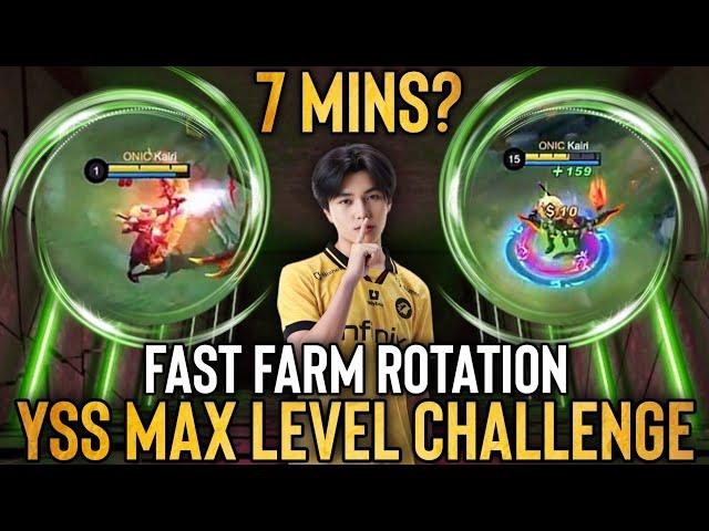 YSS MAX LEVEL IN JUST 7 MINUTES | YSS SPEED RUN WORLD RECORD