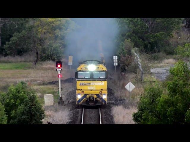 Freight & Passenger Trains Along The North Coast Railway NSW Australia