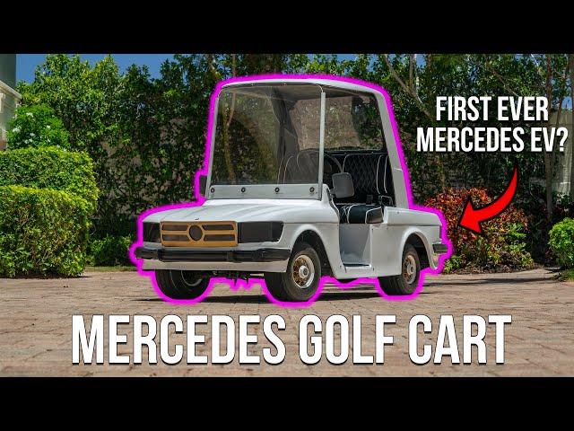 The FIRST Mercedes EV? SL GOLF CART FROM THE 80’s!