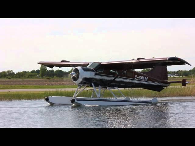 [HD] Beautiful Dehavilland DHC-2-MK.1 Beaver On Floats Takeoff CSU3