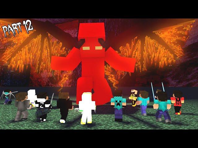 Season 5 Part 12 DOOMS DAY : THE FINAL BATTLE HEROBRINE VS DARK HEROBRINE - MONSTER SCHOOL