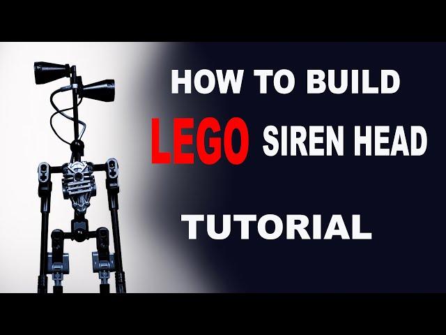 How To Build LEGO SIREN HEAD  Lego SIREN HEAD