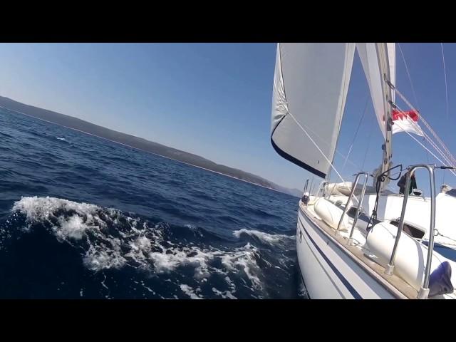 Sailing in Croatia (HD)- Franconia Sailing Club April 2017- Kvarner Bay, Rab, Ilovik