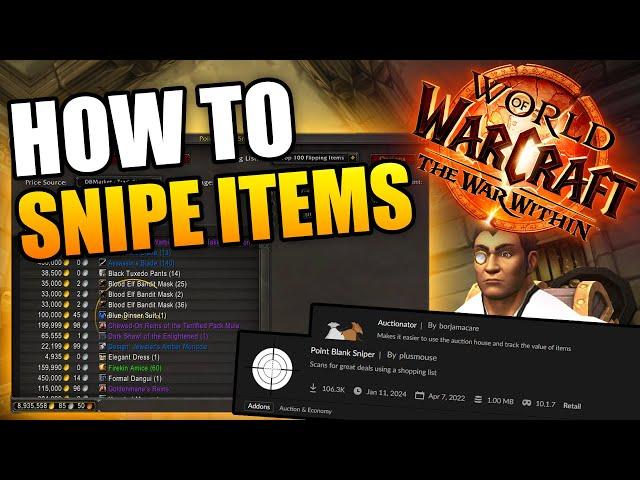 How To Snipe Cheap Items in World of Warcraft | Point Blank Sniper Guide