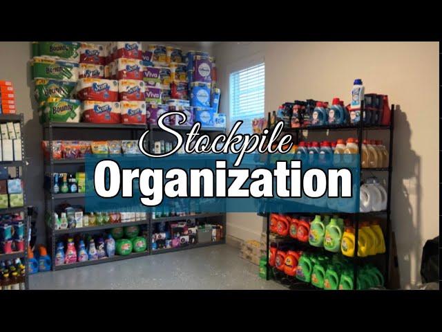 STOCKPILE & GARAGE ORGANIZATION/DECLUTTER| HOW TO ORGANIZE A COUPONING STOCKPILE