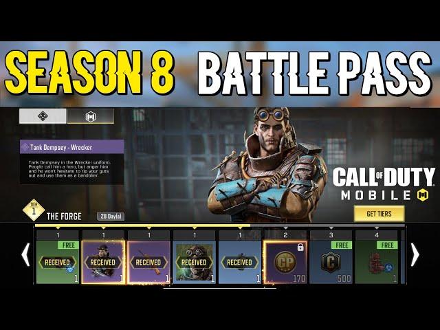 *NEW* UNLOCKING THE SEASON 8 BATTLE PASS in CALL OF DUTY MOBILE | NEW SEASON 8 UPDATE | COD MOBILE |