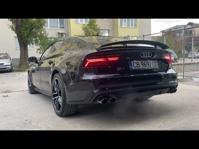 Audi S7 Facelift Exhaust sound