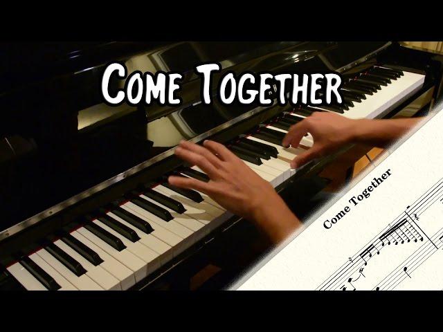 The Beatles - Come Together (piano cover & free sheet music)