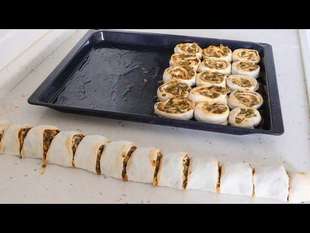 Roll the dough with only LEEK stuffing and bake. PRACTICAL AND DELICIOUS5