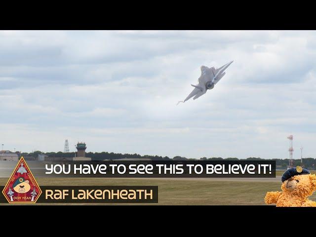 NEVER SEEN BEFORE YOU WON’T BELIEVE WHAT HAPPENED F-35 PURE SKILL & AIRMANSHIP • RAF LAKENHEATH