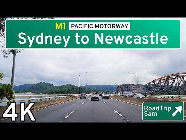 Driving to Newcastle - New South Wales, Australia - POV / music