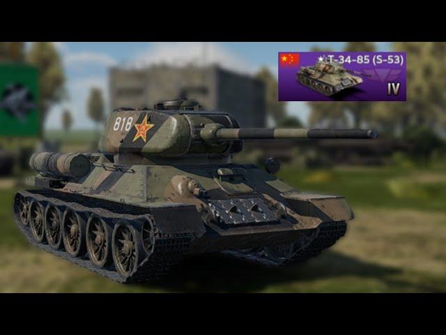 War Thunder Mobile | T-34-85 (S-53) platoon gameplay