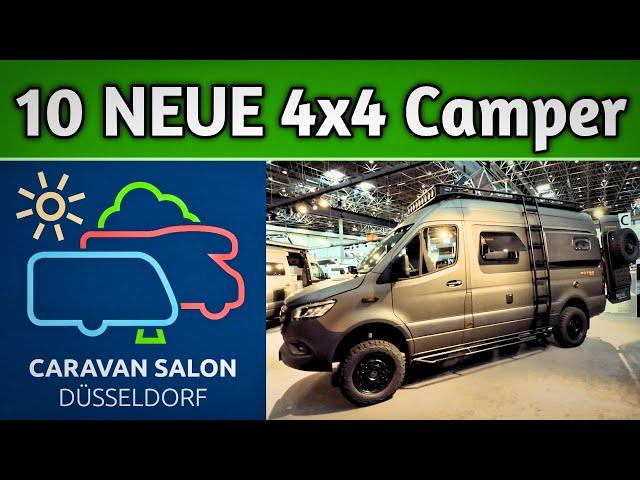 10 NEUE kompakte 4x4 Camper Vans auf dem Caravan Salon 2024