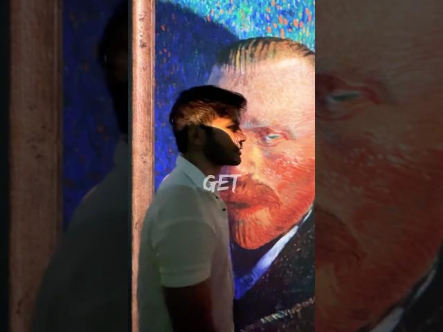 SELF PORTRAIT in VAN GOGH Style #artshorts #artvideos