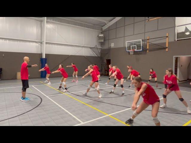 Improve Your Passing. Quick Passing Tip - Serve Receive Footwork