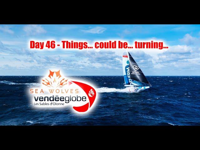 Seawolves Vendeeglobe 2024 report 46 Hobart - Point Nemo - Jean does it again Could Ruyant get back?