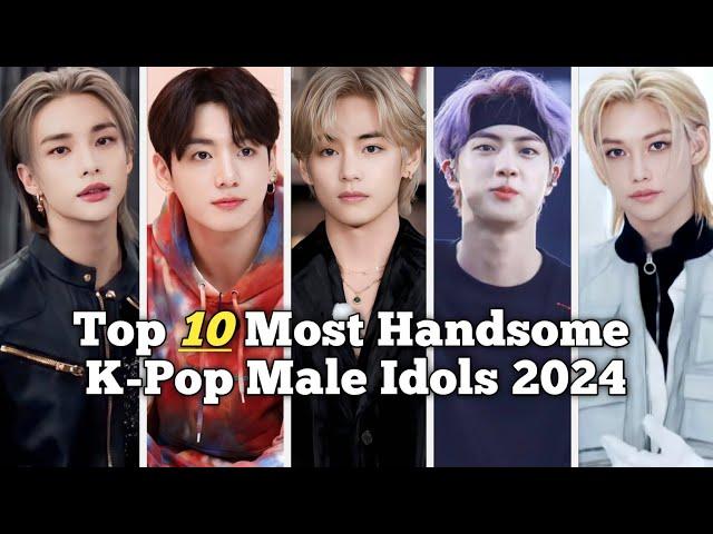 Top 10 Most Handsome K-Pop Male Idols in 2024 | Only Top10