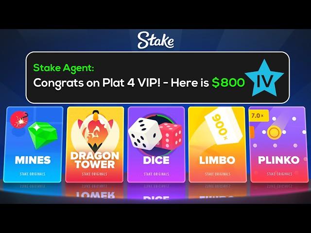 I HIT PLAT 4 AND USED MY BONUS TO BECOME RICH - Stake