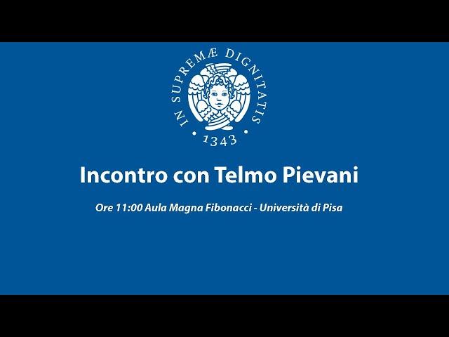 Incontro con Telmo Pievani